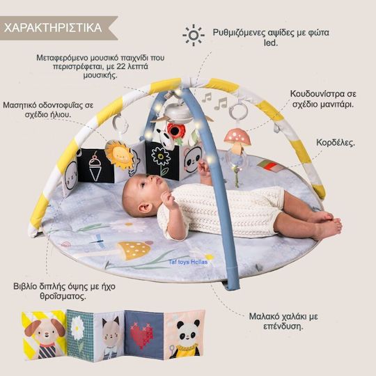 TAF TOYS Γύμναστήριο με Δραστηριοτητες Melody Bloom Gym - Image 4