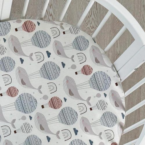 INGVART Μικρό Σεντόνι Φαλαινες (Για το στρώμα Round: 72×72 / Oval: 60×71)
