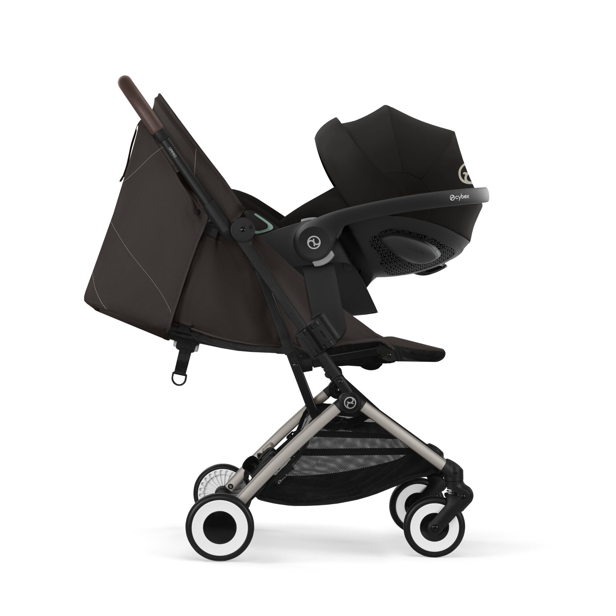 CYBEX Βρεφικό Καρότσι ORFEO TPE Chocolate Brown - Image 5