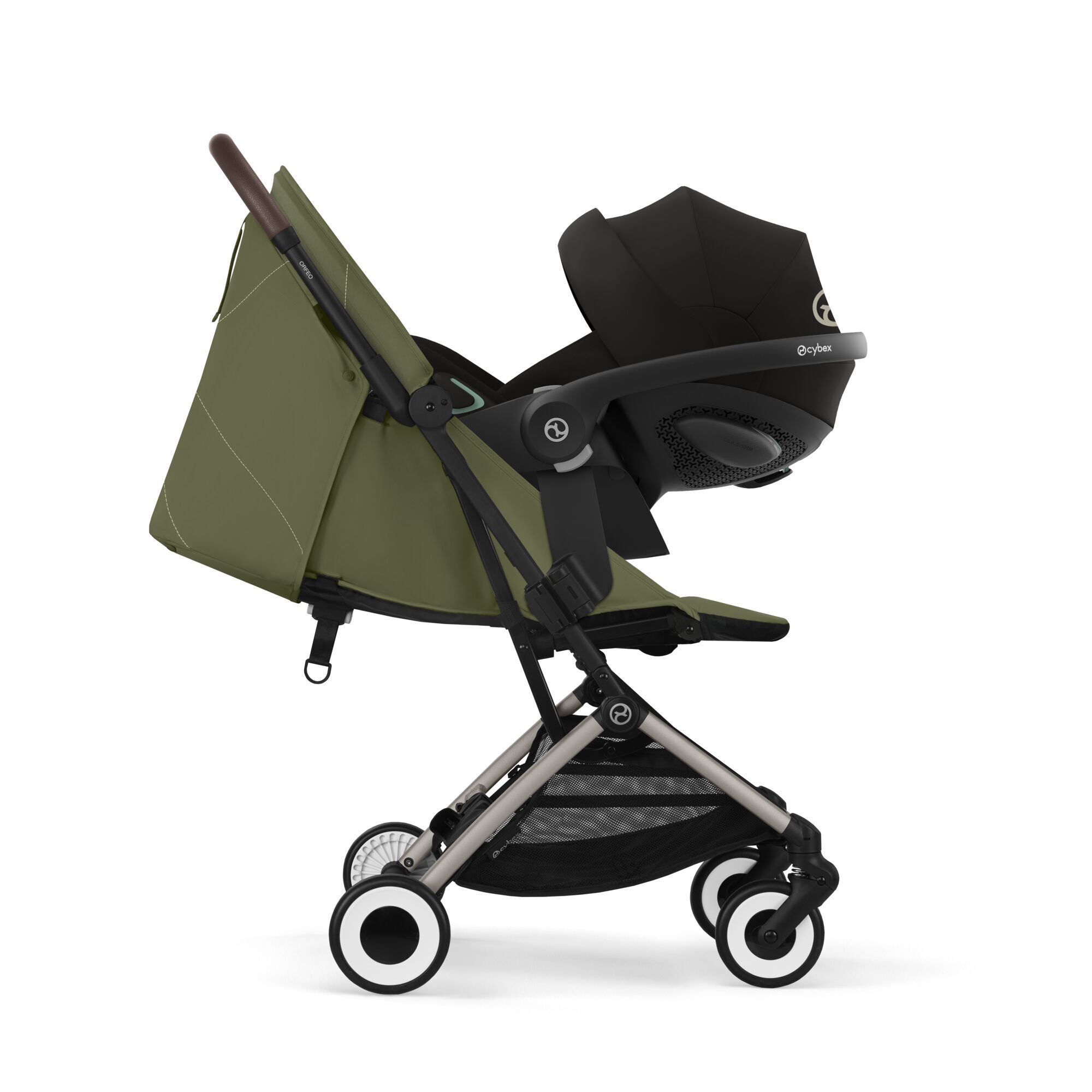 CYBEX Βρεφικό Καρότσι ORFEO TPE Moss Green khaki - Image 2