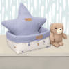 Oliver Baby Des.414 Μαξιλάρι Διακοσμητικό Αστέρι Διπλής Όψης Ραφ 37x37