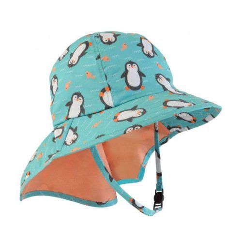 Zoocchini Αντιηλιακό καπέλο UPF50 Penguin - 6-24m