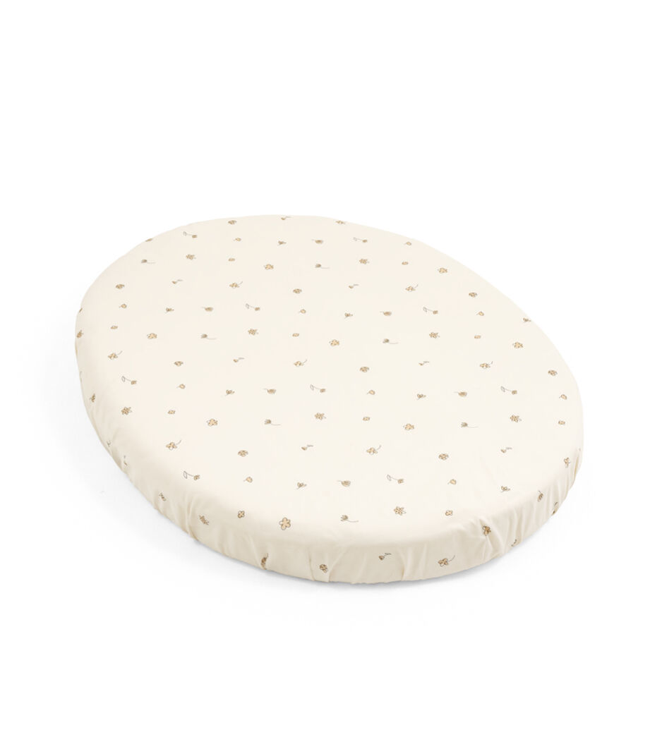 Stokke Sleepi Mini Fitted Sheet Flower Ecru OCS
