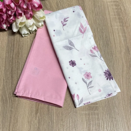 ABO Πάνα αγκαλιάς 75*75 2τμχ Flowers