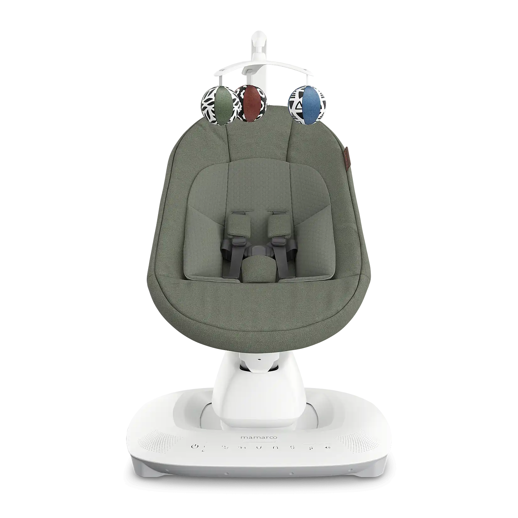 UPPAbaby Mamaroo smart κούνια - Ριλάξ CAMILA Dark Green Mélange - Image 4