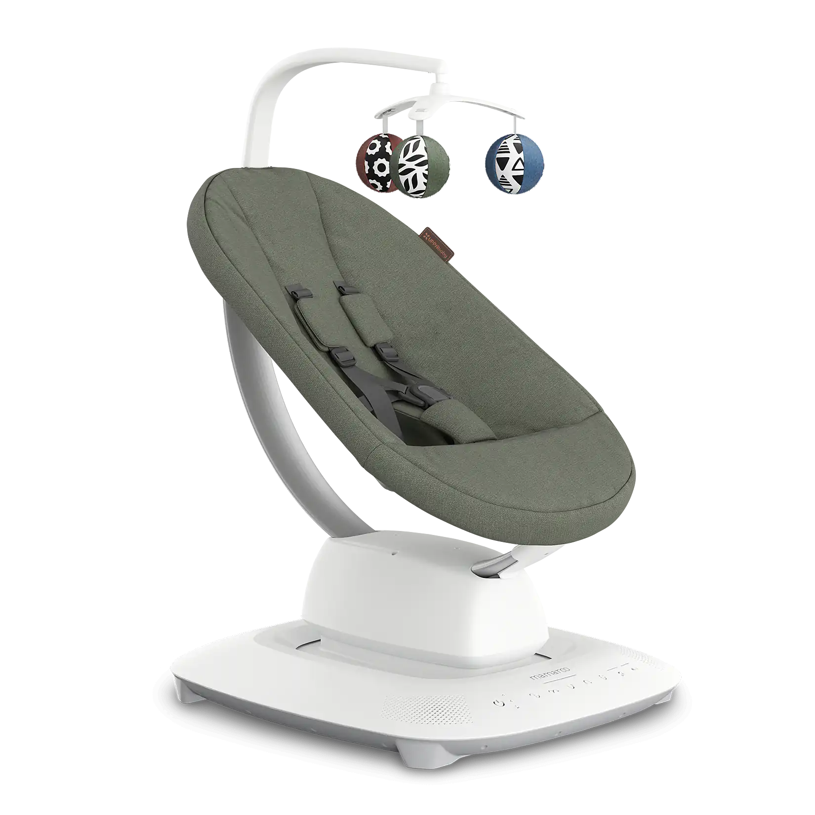 UPPAbaby Mamaroo smart κούνια - Ριλάξ CAMILA Dark Green Mélange - Image 5