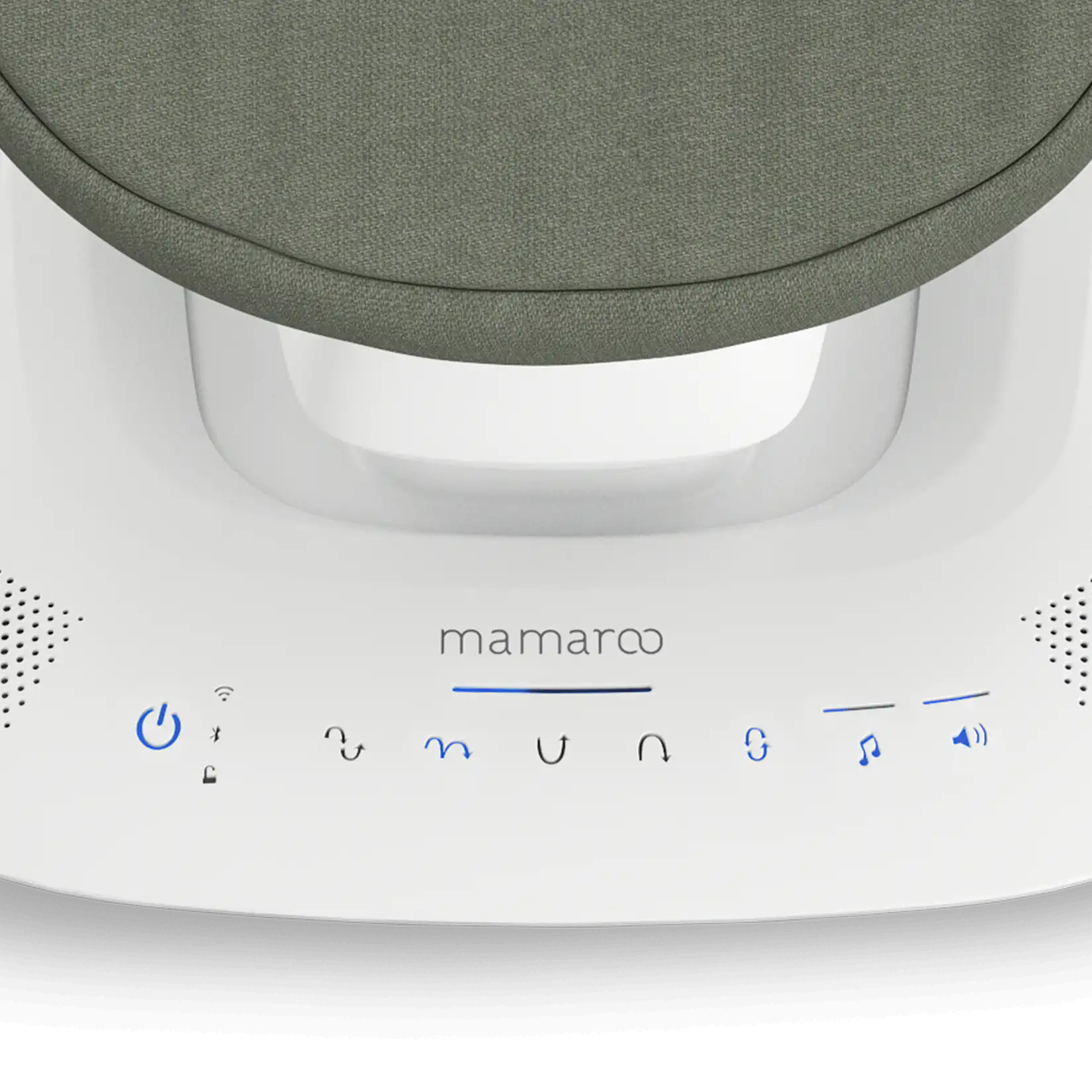 UPPAbaby Mamaroo smart κούνια - Ριλάξ CAMILA Dark Green Mélange - Image 7
