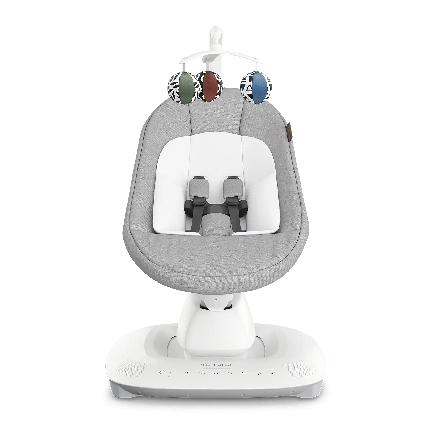UPPAbaby Mamaroo smart κούνια - Ριλάξ Stella Grey Mélange - Image 4
