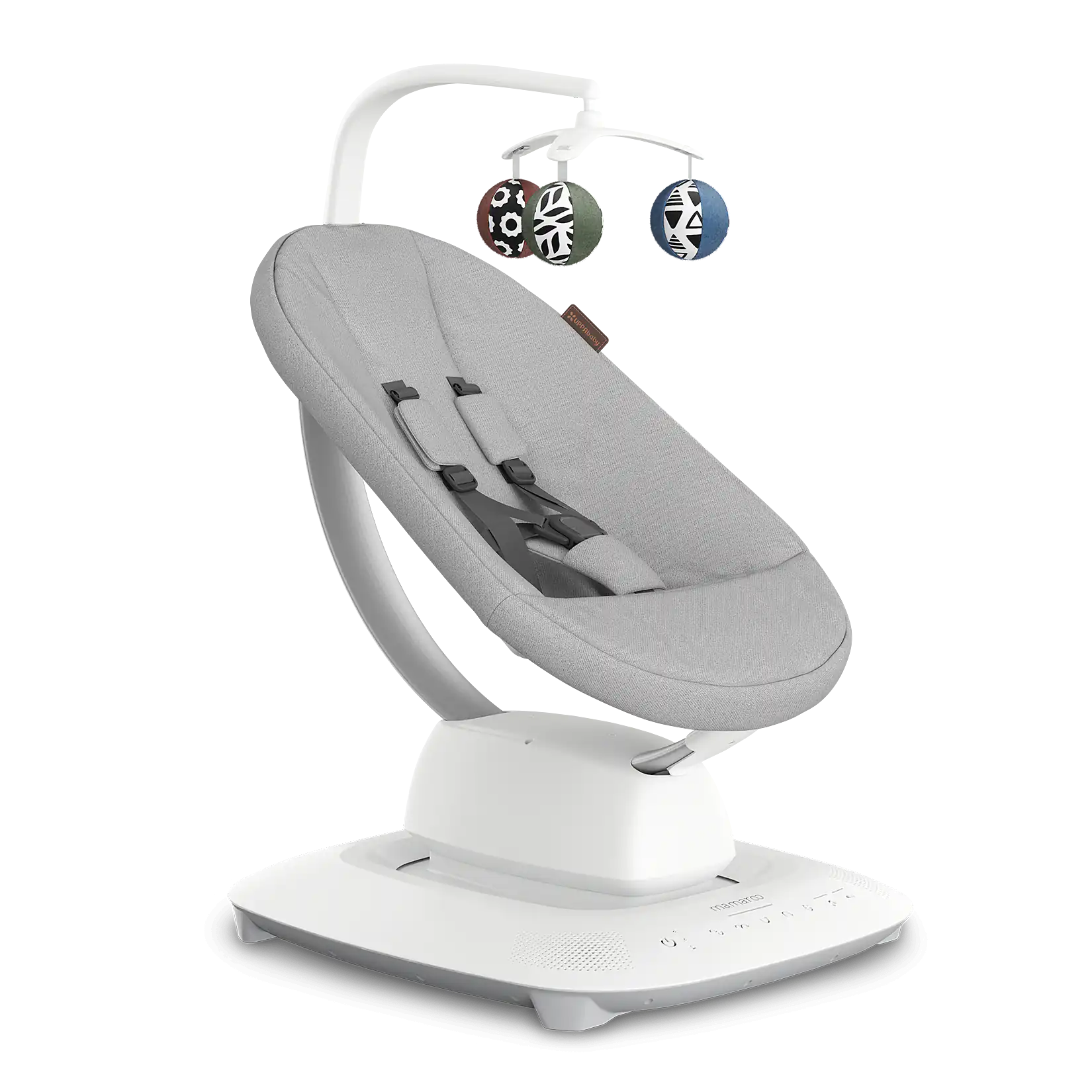 UPPAbaby Mamaroo smart κούνια - Ριλάξ Stella Grey Mélange - Image 5