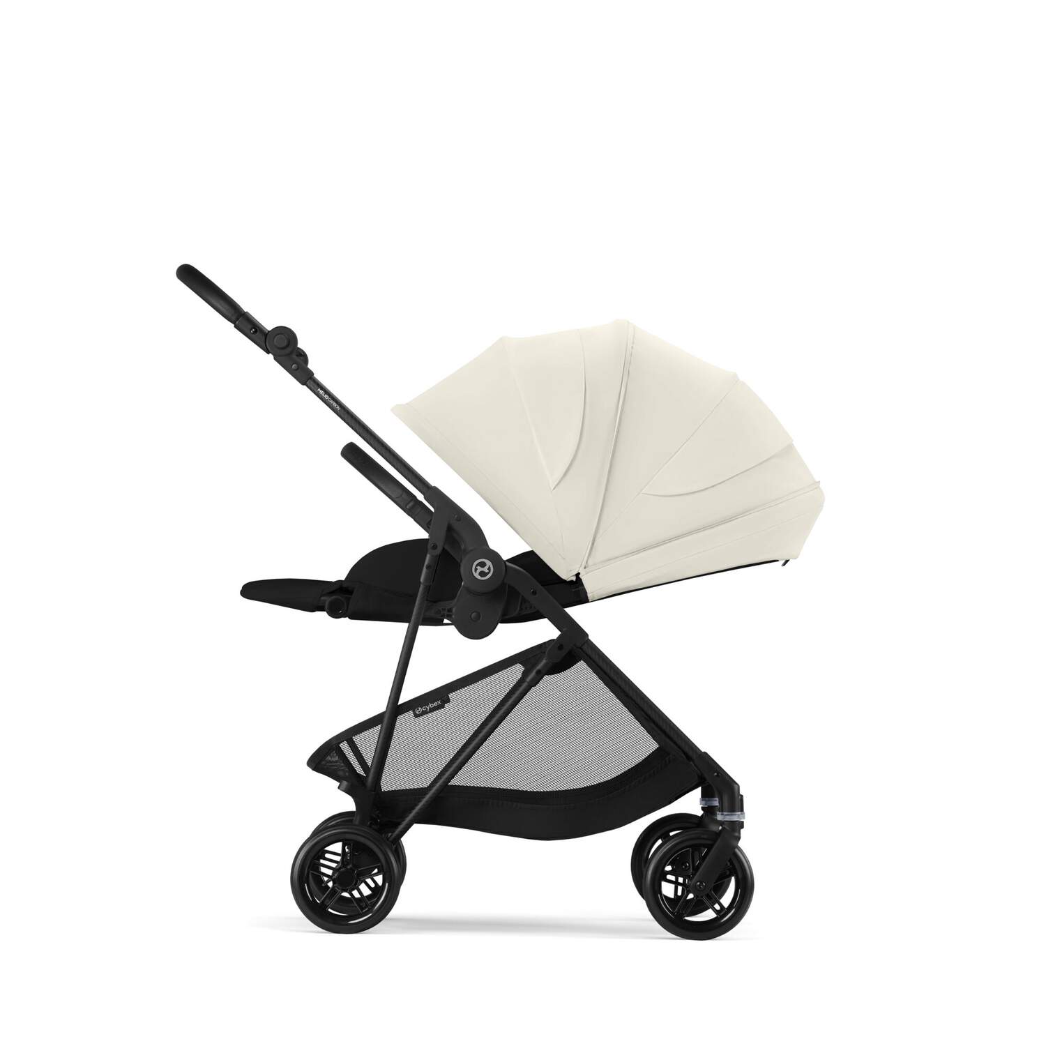 Cybex Βρεφικό Καρότσι Melio Carbon Canvas White - Image 2