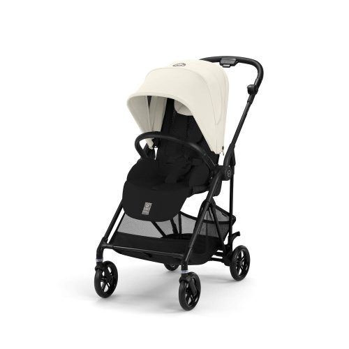 Cybex Βρεφικό Καρότσι Melio Carbon Canvas White
