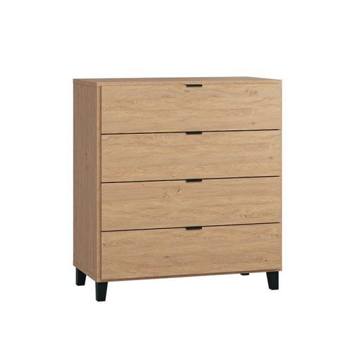 MEBLE VOX Συρταριέρα Simple Oak (90cm x 47cm x 90cm)