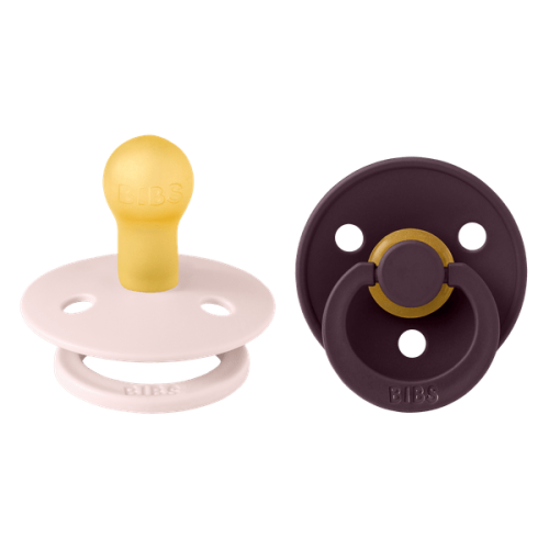 Bibs Σετ Πιπίλες 2Τμχ Colour Petal/Plum No1