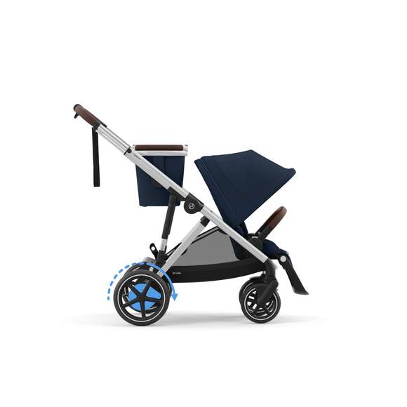 CYBEX Βρεφικό Καρότσι eGazelle S SLV BP Ocean Blue