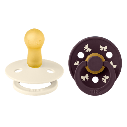 Alternative view of Bibs Πιπίλα Colour Round Latex No2 Σετ πιπίλες 2τμχ στρογγυλή ivory blum