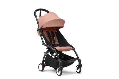 Babyzen YOYO³ Σκελετός Καροτσιού Black με Υφάσματα για τη θέση 6 μηνών+ Ginger