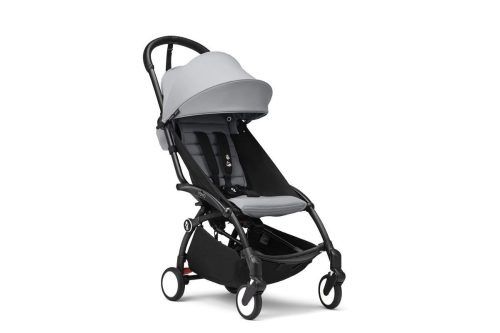 Babyzen YOYO³ Σκελετός Καροτσιού Black με Υφάσματα για τη θέση 6 μηνών+ Stone