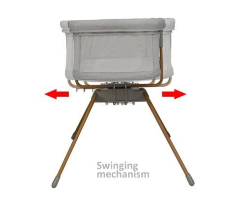 Alternative view of BebeStars Λίκνο Chic 2in1 Light Grey