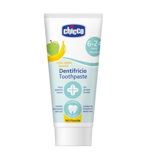 Chicco Οδοντόκρεμα με Γεύση Μήλο & Μπανάνα για 6m+ 50ml Χωρίς Φθόριο