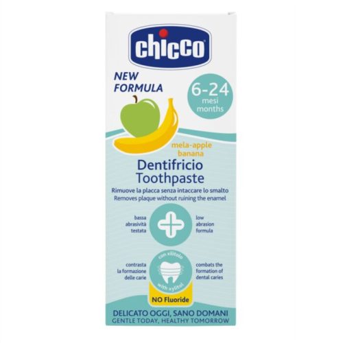 Alternative view of Chicco Οδοντόκρεμα με Γεύση Μήλο & Μπανάνα για 6m+ 50ml Χωρίς Φθόριο