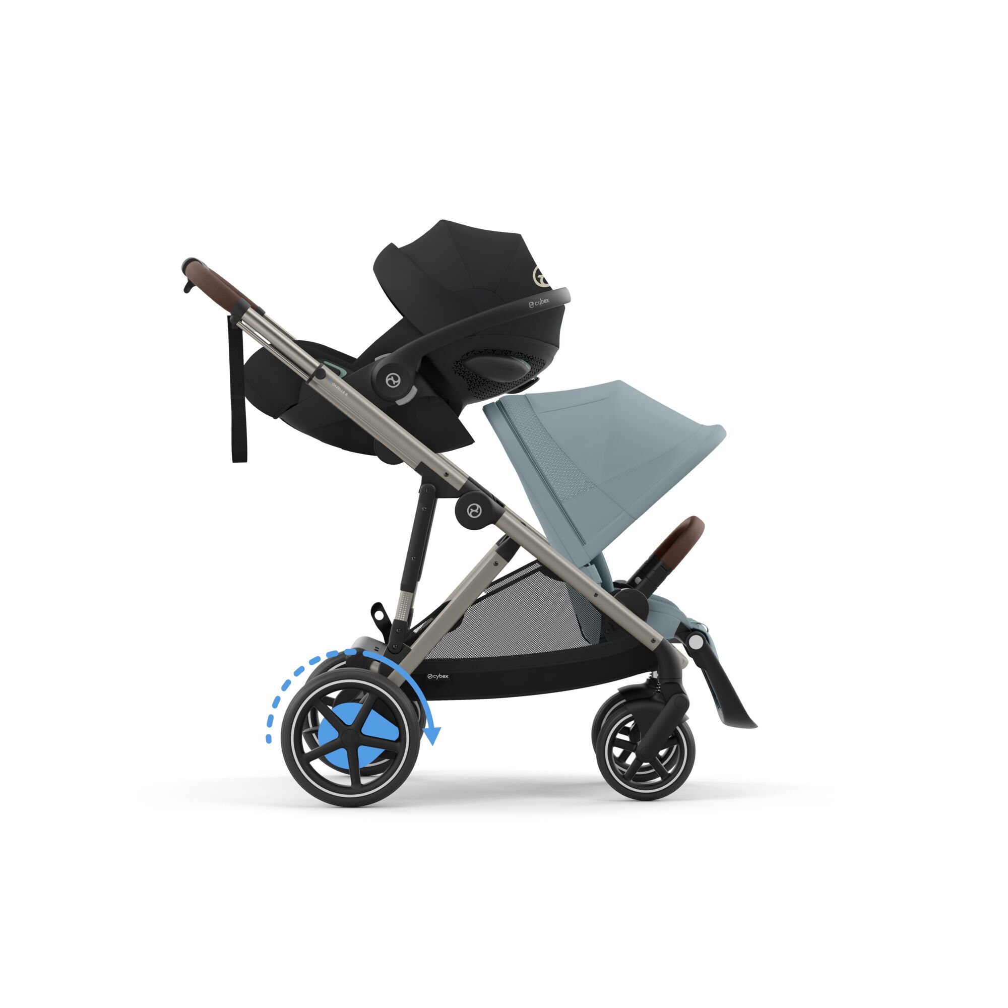 Cybex e-Gazelle S Βρεφικό Σύστημα Μεταφοράς TPE Stormy Blue - Image 9
