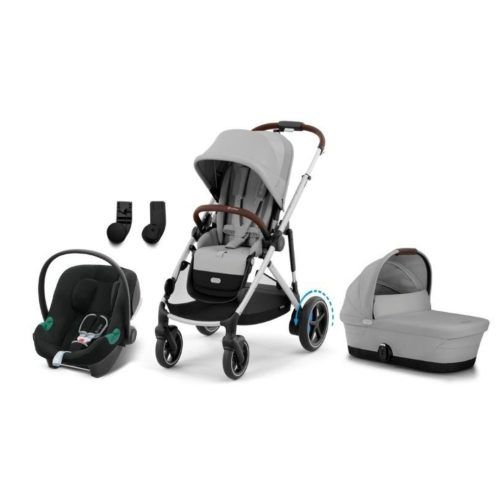 Cybex e-Gazelle S Βρεφικό Σύστημα Μεταφοράς SLV Stone Grey | mid grey