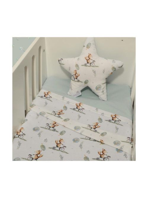 Baby Oliver Σετ Σεντόνια Λίκνου 75×110εκ. 2τμχ Des.423