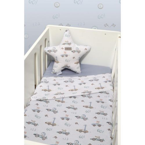 Baby Oliver Σεντόνια Λίκνου Σετ 2τεμ 75x110 Des.421