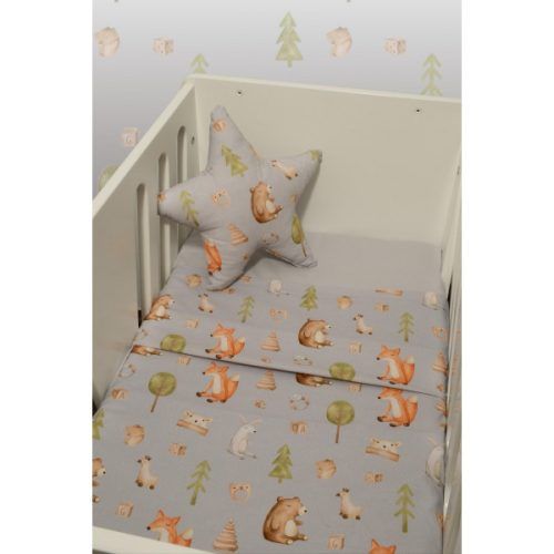 Baby Oliver Σεντόνια Λίκνου Σετ 2τεμ 75x110 Des.427
