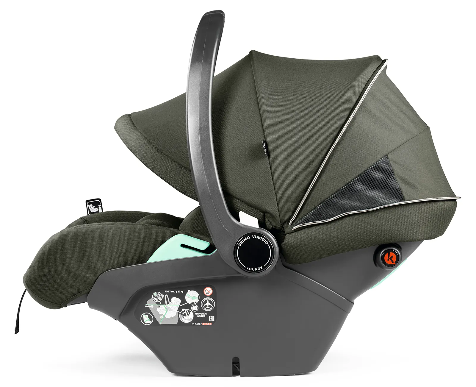 Peg Perego Βρεφικό Κάθισμα Αυτοκινήτου Primo Viaggio Lounge Metal - Image 3