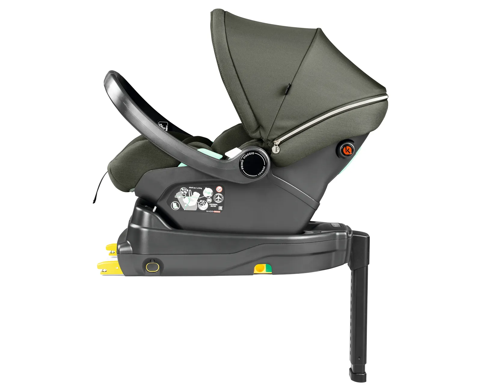 Peg Perego Βρεφικό Κάθισμα Αυτοκινήτου Primo Viaggio Lounge Metal - Image 4