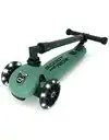 Alternative view of Scoot & Ride Highwaykick 3 LED scooter Forest (green) color
