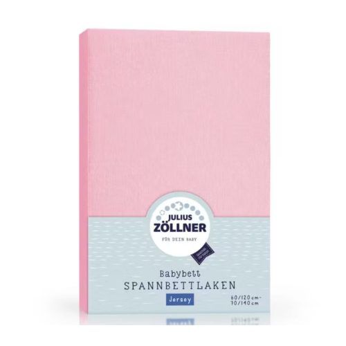 Julius Zöllner Σεντόνι με λάστιχο για κούνια 70 x 140 cm jersey pink