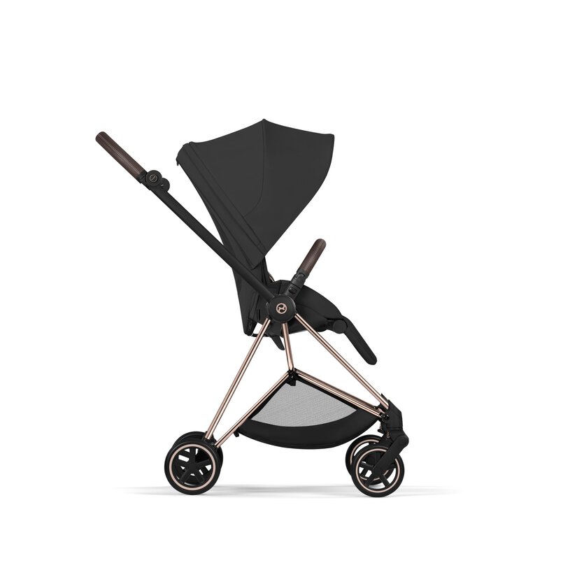 CYBEX NEW MIOS Comfort Rosegold incl. Πτυσσόμενο πορτ-μπεμπέ Sepia Black | black - Image 5