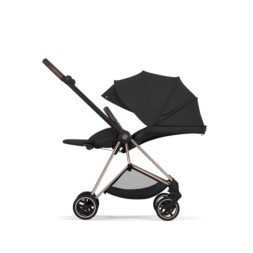 CYBEX NEW MIOS Comfort Rosegold incl. Πτυσσόμενο πορτ-μπεμπέ Sepia Black | black - Image 7