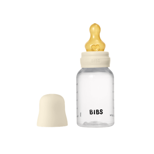 Bibs Πλαστικό Μπιμπερό 150ml Latex Ivory- Αργής ροής