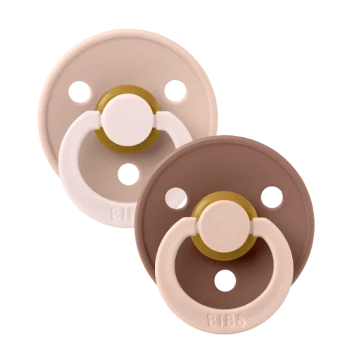 Bibs Πιπίλες 2τμχ Colour Studio Fusion Blush/Woodchuck  No1