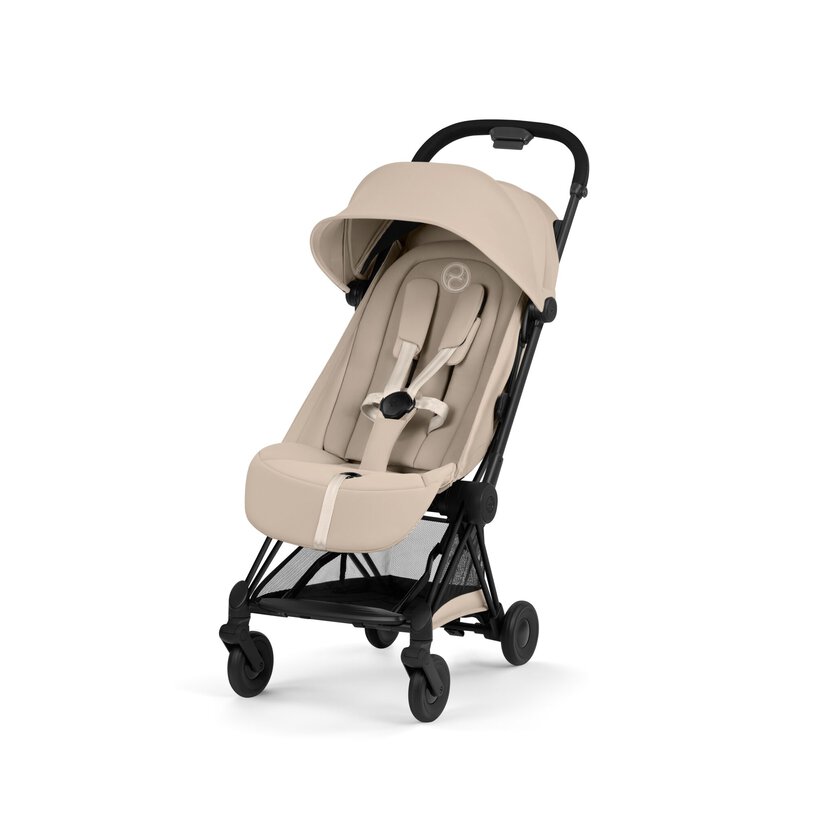 CYBEX COŸA Comfort Matt Black incl. Πτυσσόμενο πορτ-μπεμπέ Cozy Beige | beige - Image 3
