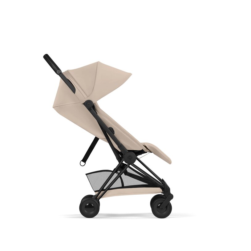 CYBEX COŸA Comfort Matt Black incl. Πτυσσόμενο πορτ-μπεμπέ Cozy Beige | beige - Image 5