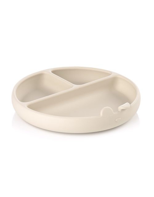 JANE Μπωλ Φαγητού με Χωρίσματα Vanilla Silicone Sand
