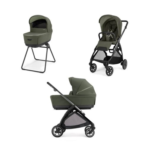 INGLESINA Πολυκαρότσι ELECTA DUO LOFT GREEN +ΜΕΤΑΛΙΚΟ ΜΑΥΡΟ Σάσί Καρότσιού