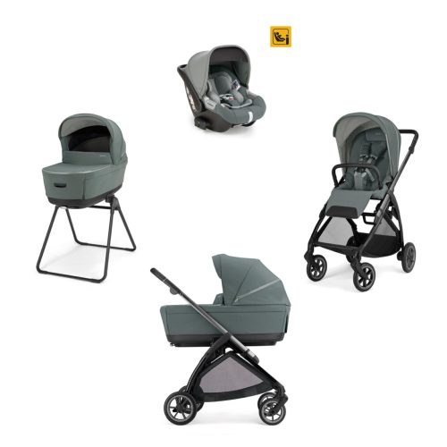 INGLESINA Πολυκαρότσι Quatro Electa Darwin STUDIO GREY + ΜΕΤΑΛΙΚΟ ΜΑΥΡΟ Σασί Καροτσιού