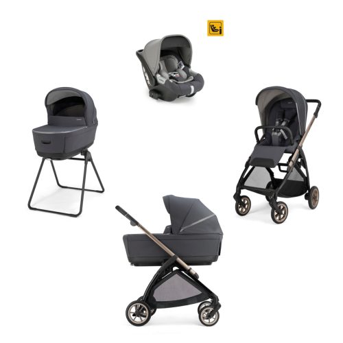 INGLESINA Πολυκαρότσι Quattro Electa Darwin GARAGE GREY + BRONZE ΜΑΥΡΟ Σασί Καροτσιού