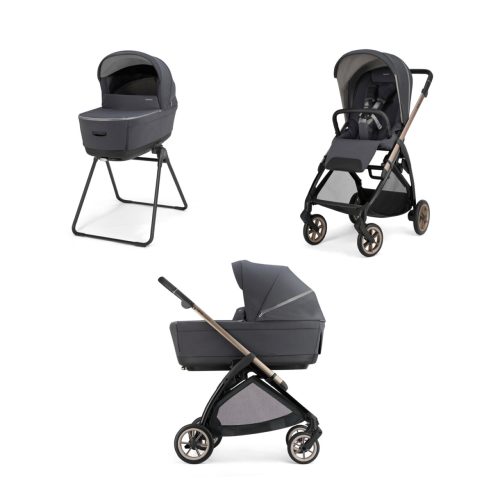 INGLESINA Πολυκαρότσι ELECTA DUO GARAGE GREY + ΜΠΡΟΝΖΕ ΜΑΥΡΟΣ Σάσί Καρότσιού