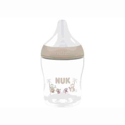 Nuk Μπιμπερό Πλαστικό 150ml 0+m Perfect Match Σιλικ. Temperature Control